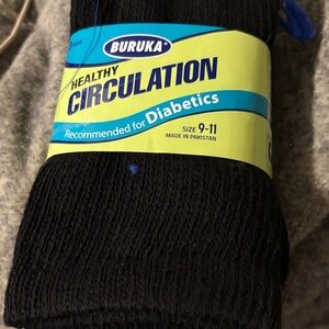 Black Diabetic Socks for Men